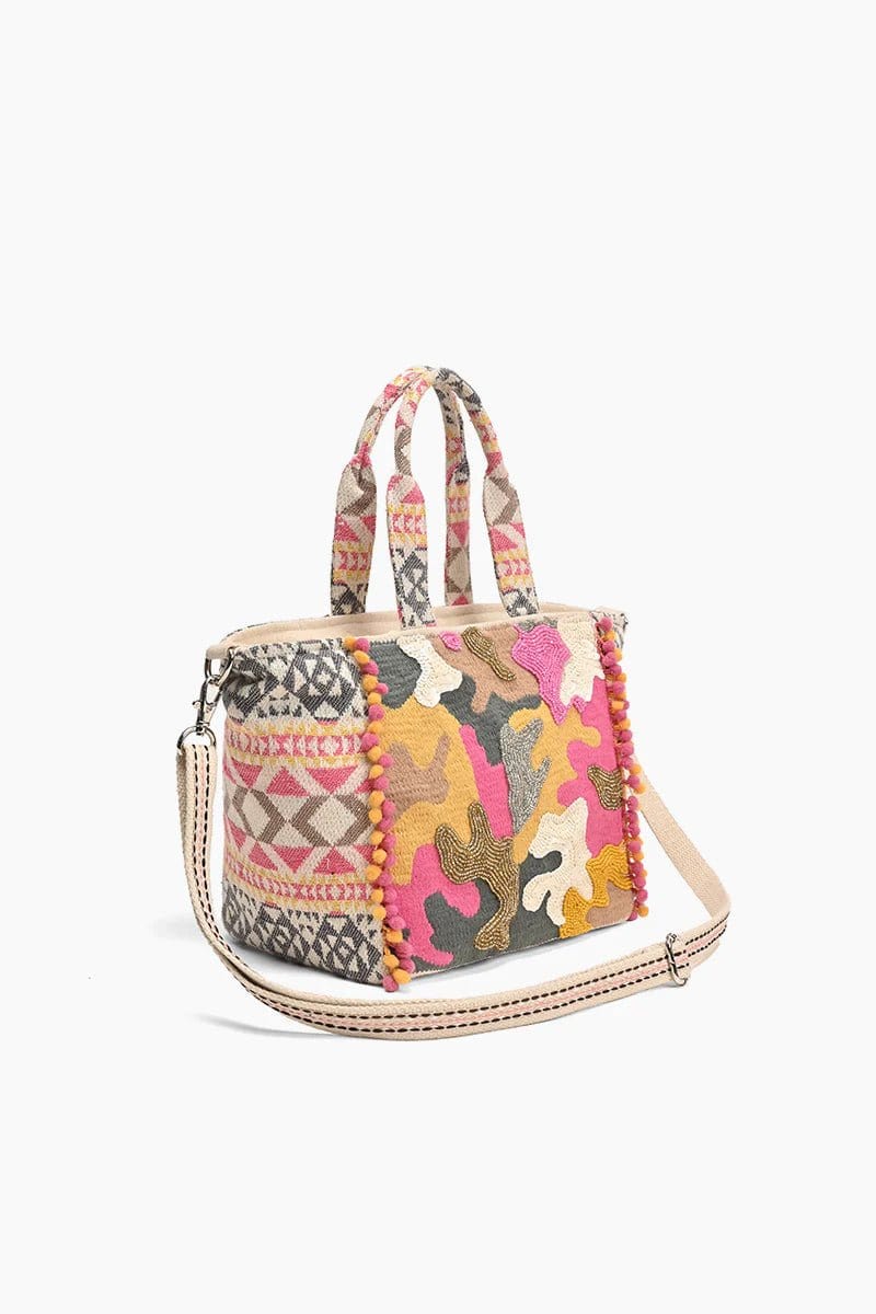 AB23-750 Pink Camo Mini Tote - MiMi Wholesale