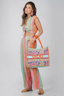 AB23-765 Caribbean Vacay Tote - MiMi Wholesale