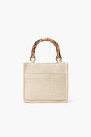 AB23835 Winter White Beaded Bag - MiMi Wholesale