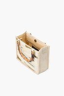 AB23835 Winter White Beaded Bag - MiMi Wholesale