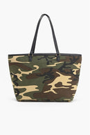 AB23861 Sparkly Camo Beaded Tote - MiMi Wholesale
