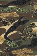 AB23861 Sparkly Camo Beaded Tote - MiMi Wholesale