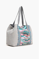 AB23880 Jersey Shore Beaded Tote - MiMi Wholesale