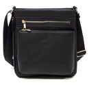 AD1238 Front Zippered Crossbody Bag - MiMi Wholesale