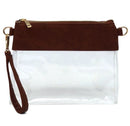 AD200T Game Day Clear Crossbody Bag/Clutch - MiMi Wholesale
