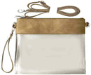 AD200T Game Day Clear Crossbody Bag/Clutch - MiMi Wholesale