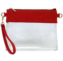 AD200T Game Day Clear Crossbody Bag/Clutch - MiMi Wholesale
