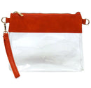 AD200T Game Day Clear Crossbody Bag/Clutch - MiMi Wholesale