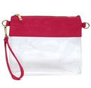 AD200T Game Day Clear Crossbody Bag/Clutch - MiMi Wholesale