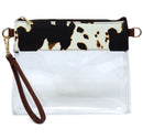 AD200T Game Day Clear Crossbody Bag/Clutch - MiMi Wholesale