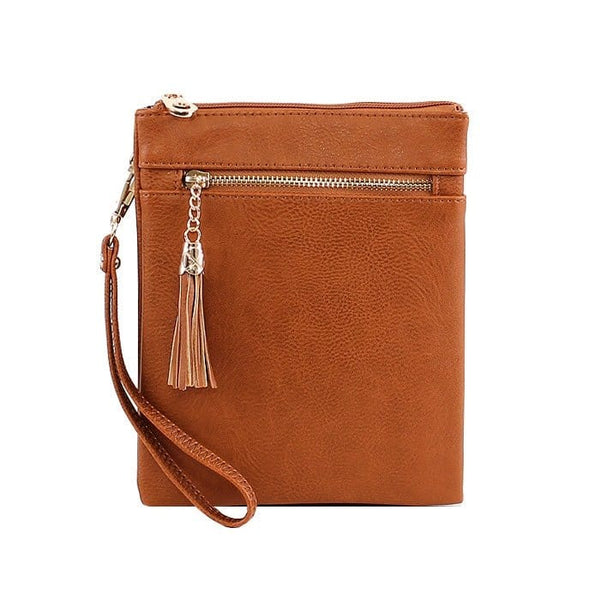 AD2584 Fashion Crossbody/Messenger Bag with Tassel - MiMi Wholesale