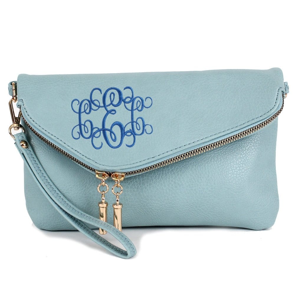 AD2585 Monogrammable Envelope Clutch/Crossbody Bag - MiMi Wholesale