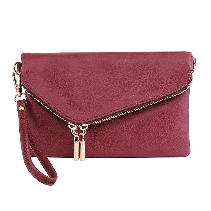 AD2585 Monogrammable Envelope Clutch/Crossbody Bag - MiMi Wholesale