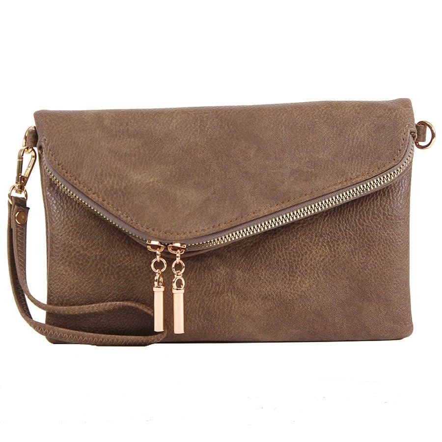 AD2585 Monogrammable Envelope Clutch/Crossbody Bag - MiMi Wholesale