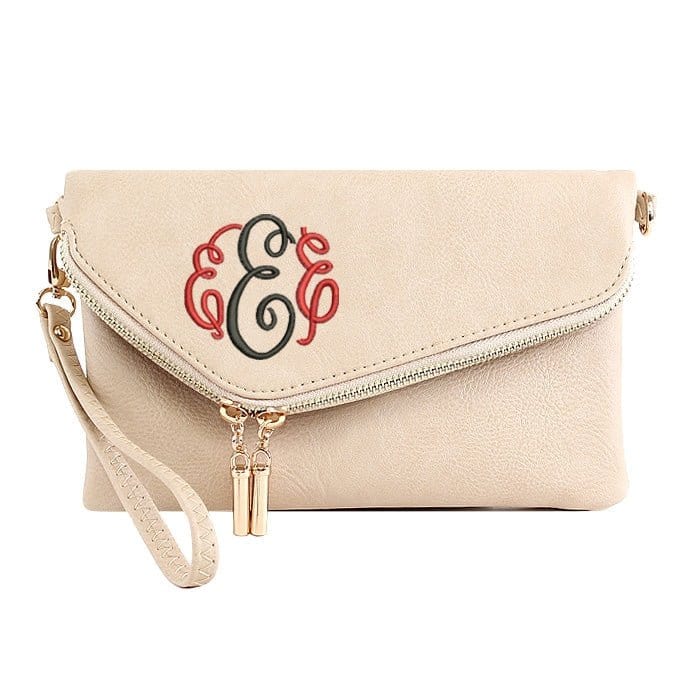 AD2585 Monogrammable Envelope Clutch/Crossbody Bag - MiMi Wholesale