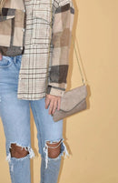 AD2585 Monogrammable Envelope Clutch/Crossbody Bag - MiMi Wholesale