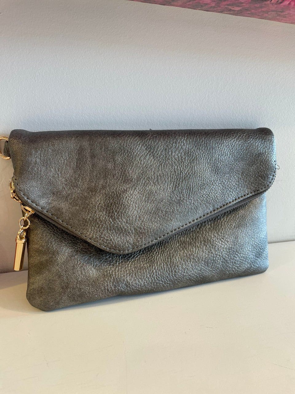 AD2585 Monogrammable Envelope Clutch/Crossbody Bag - MiMi Wholesale