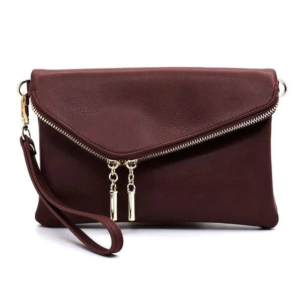 AD2585 Monogrammable Envelope Clutch/Crossbody Bag - MiMi Wholesale