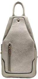 AD2766 Vegan Leather Fashion Sling Backpack Bag - MiMi Wholesale