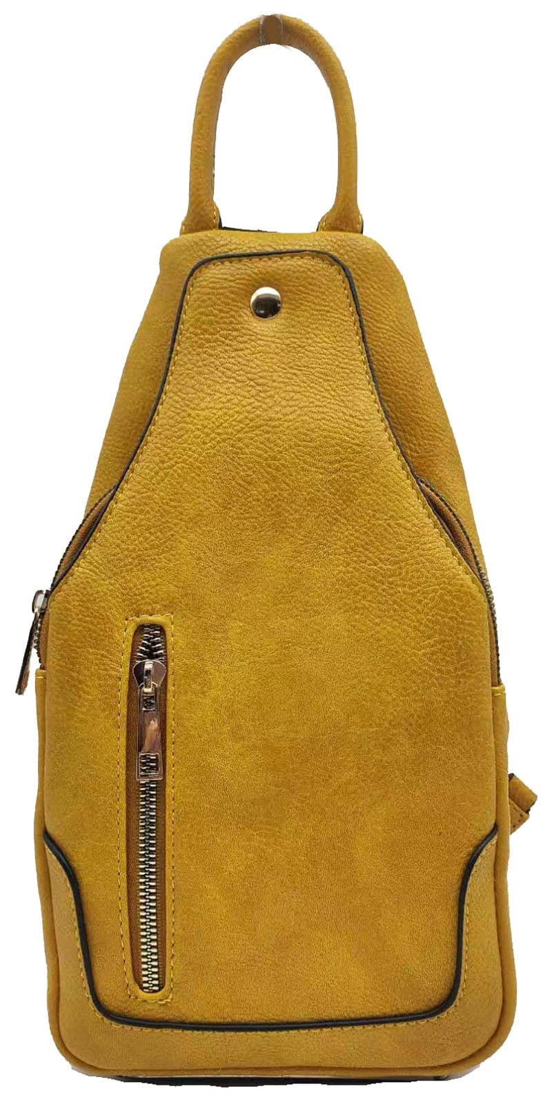 AD2766 Vegan Leather Fashion Sling Backpack Bag - MiMi Wholesale