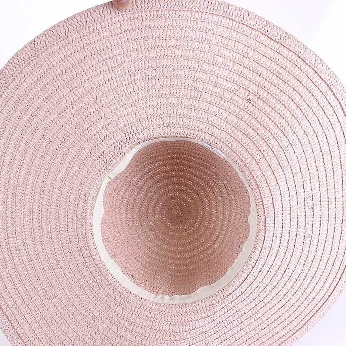 AO3018 Monogrammable Floppy Hat with Cheetah/Leopard Band - MiMi Wholesale