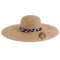 AO3018 Monogrammable Floppy Hat with Cheetah/Leopard Band - MiMi Wholesale