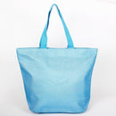 B797 Pink Flamingo Printed Large Beach Tote Bag - MiMi Wholesale