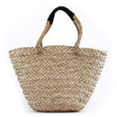 B803 Anchor Applique Natural Straw Tote/Beach Bag - MiMi Wholesale