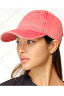 BA4240 Acid Wash Baseball Cap - MiMi Wholesale