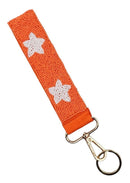 BAH001 Star Beaded Keychain Wristlet - MiMi Wholesale