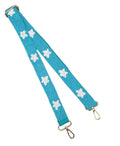 BAS001 Game Day Beaded Star Guitar Strap - MiMi Wholesale