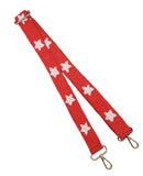 BAS001 Game Day Beaded Star Guitar Strap - MiMi Wholesale