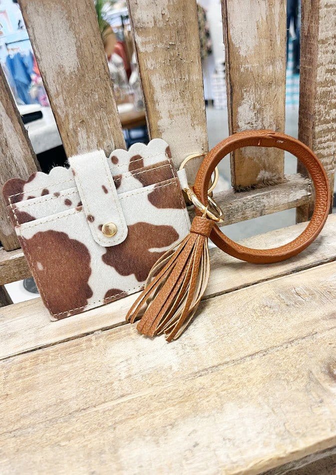 BB139X115 Cow Hide Bangle/Key-Chain/Wallet w/ ID Window - MiMi Wholesale