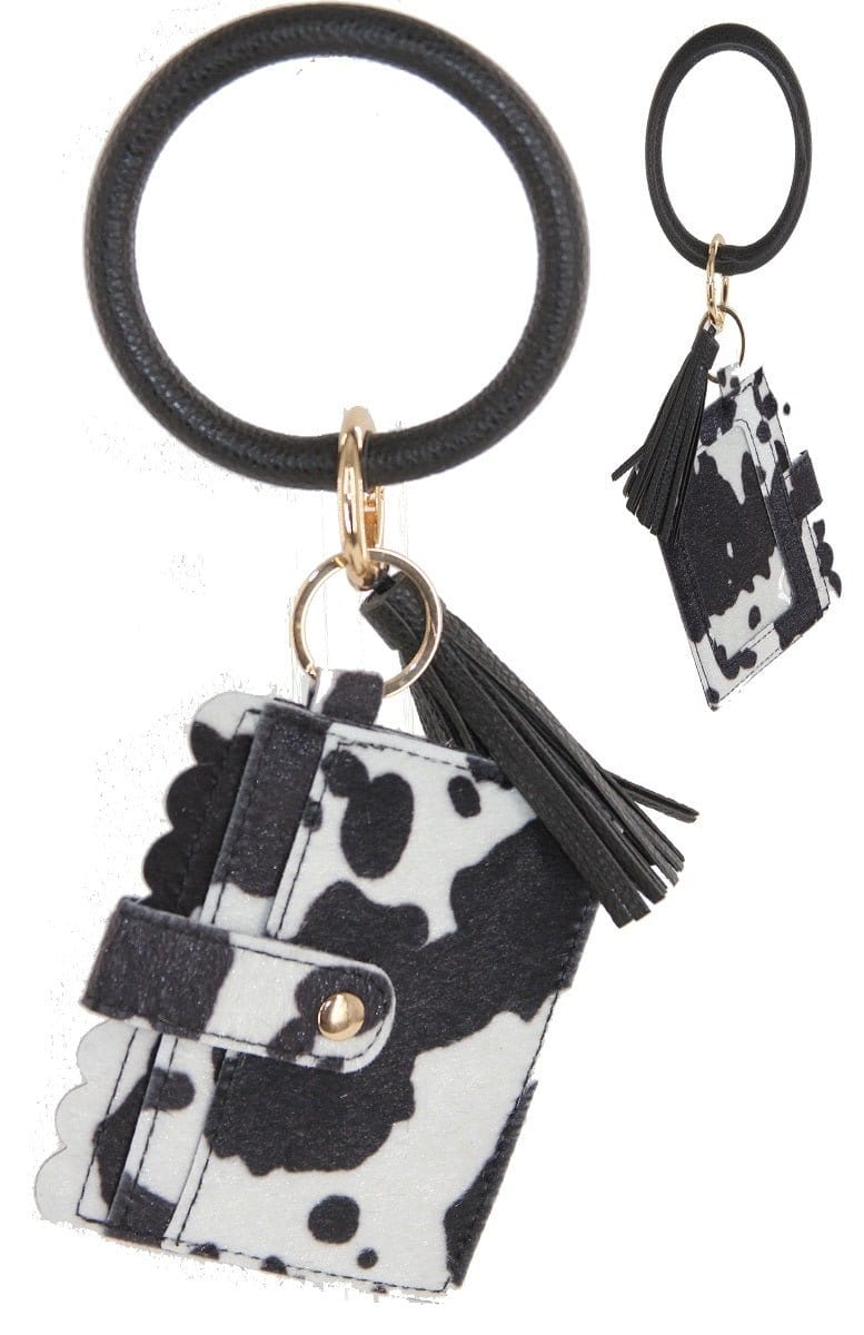 BB139X115 Cow Hide Bangle/Key-Chain/Wallet w/ ID Window - MiMi Wholesale