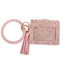 BB139X115 Gold Foil Bangle/Key-Chain/Wallet w/ ID Window - MiMi Wholesale