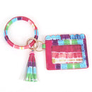 BB139X115 Various Pattern Bangle/Key-Chain/Wallet w/ ID Window - MiMi Wholesale