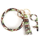 BB139X121CAM Camouflage Zero Contact Stylus Bangle/Key Chain w/ Tassel - MiMi Wholesale