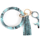 BB139X121ST Snake Skin Zero Contact Stylus Bangle/Key Chain w/ Tassel - MiMi Wholesale