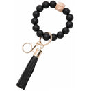 BB139X125 Silicone Beaded Keyring/Keychain Bracelet - MiMi Wholesale