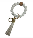 BB139X125 Silicone Beaded Keyring/Keychain Bracelet - MiMi Wholesale