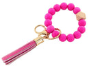 BB139X125 Silicone Beaded Keyring/Keychain Bracelet - MiMi Wholesale