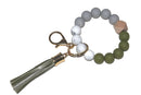 BB139X125 Silicone Beaded Keyring/Keychain Bracelet - MiMi Wholesale