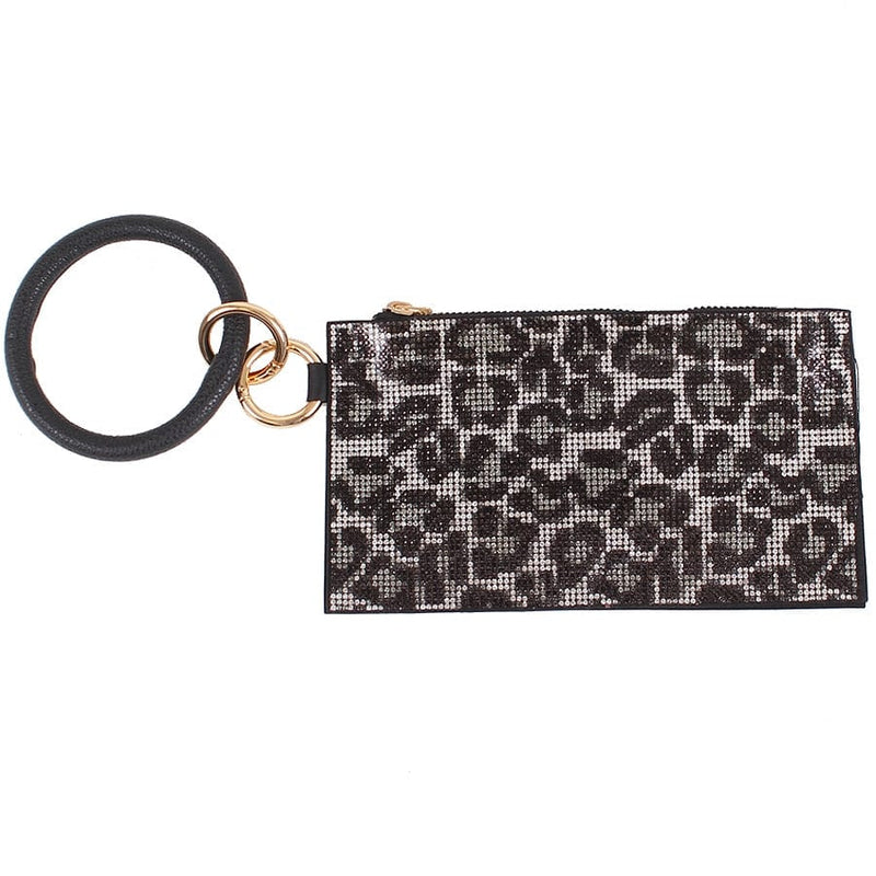 BB139X137GLP Rhinestone Bangle Key Chain Wristlet
