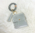 BB139X156 Silicone Beaded Stretch Bracelet Wristlet ID Holder - MiMi Wholesale