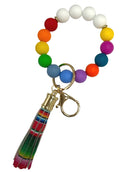 BB139x167 Silicone Beaded Keyring/Keychain Bracelet - MiMi Wholesale