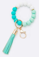 BB139x167 Silicone Beaded Keyring/Keychain Bracelet - MiMi Wholesale