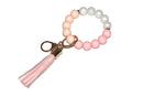 BB139x167 Silicone Beaded Keyring/Keychain Bracelet - MiMi Wholesale