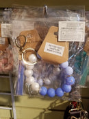 BB139x167 Silicone Beaded Keyring/Keychain Bracelet - MiMi Wholesale