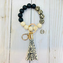 BB139X169 Theme Silicone Beaded Keyring/Keychain Bracelet - MiMi Wholesale