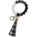 BB139X169 Theme Silicone Beaded Keyring/Keychain Bracelet - MiMi Wholesale